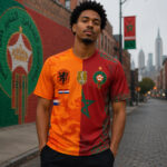 Unisex Morocco Vs Netherlands Global Soccer Event 2026 Graphic Shirt for Soccer Fans