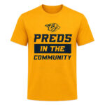 Unisex Nashville Predators Preds In The Community Graphic Shirt for Hockey Fans