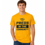 Unisex Nashville Predators Preds In The Community Graphic Shirt for Hockey Fans