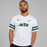 Unisex New York Jets White Out Uniform Shirt for Football Fans