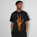 Unisex New York Knicks Jalen Brunson Wrist Surgery X-Ray Graphic Shirt for Basketball Fans