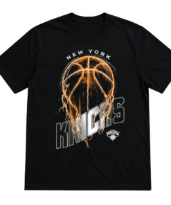 Unisex New York Knicks Lightning Bolt Basketball Logo Graphic Shirt for Basketball Fans