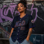 Unisex New York Mets x KPop Demon Hunters 2026 Baseball Jersey for Baseball and Animation Fans