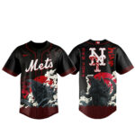 Unisex New York Mets x King of the Monsters 2026 Baseball Jersey for Baseball and Movie Fans