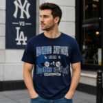 Unisex New York Yankees 2026 Dodgers x Yankees at Yankee Stadium Graphic Shirt for Baseball Fans