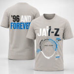 Unisex New York Yankees Stadium x Jay Z 96 And Forever Graphic Shirt for Hip Hop and Baseball Fans