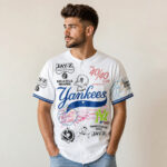 Unisex New York Yankees x Jay-Z Concert 2026 Baseball Jersey for Hip Hop and Baseball Fans