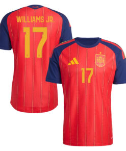 Unisex Nico Williams Spain National Team 2026 Home Stadium Soccer Jersey for Soccer Fans