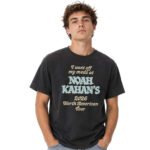 Unisex Noah Kahan 2026 North American Tour I Went Off My Meds Graphic Shirt for Music Fans