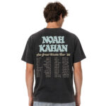 Unisex Noah Kahan 2026 North American Tour I Went Off My Meds Graphic Shirt for Music Fans