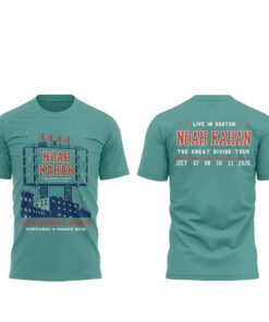 Unisex Noah Kahan Great Divide World Tour 2026 Live In Boston Graphic Shirt for Music Fans