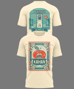 Unisex Noah Kahan The Great Divide Tour 2026 Live at Citi Field Graphic Shirt for Music Fans