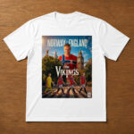 Unisex Norway The Vikings 2026 World Cup Abbey Road Graphic Shirt for Soccer Fans