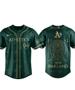 Unisex Oakland Athletics 2026 Game Of Thrones Night Baseball Jersey for Baseball Fans