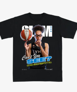 Unisex Olivia Miles Wants It All Can’t You See Graphic Shirt for Basketball Fans