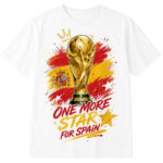 Unisex One More Star For Spain World Cup 2026 Graphic Shirt for Soccer Fans