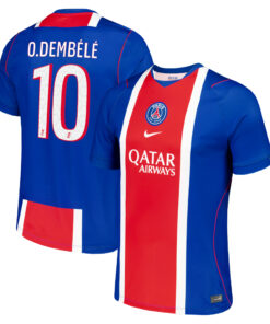 Unisex Ousmane Dembélé Paris Saint-Germain 2026-2027 Home Stadium Soccer Jersey for Soccer Fans