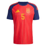 Unisex Pau Cubarsí Spain National Team 2026 Home Stadium Soccer Jersey for Soccer Fans