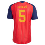Unisex Pau Cubarsí Spain National Team 2026 Home Stadium Soccer Jersey for Soccer Fans