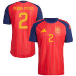 Unisex Pedro Porro Spain National Team 2026 Home Stadium Soccer Jersey for Soccer Fans