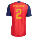 Unisex Pedro Porro Spain National Team 2026 Home Stadium Soccer Jersey for Soccer Fans