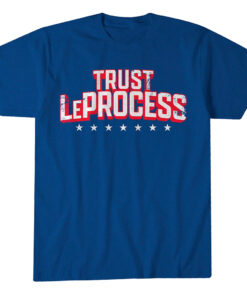 Unisex Philadelphia 76ers Trust LeProcess Graphic Shirt for Basketball Fans