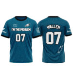 Unisex Philadelphia Eagles x Morgan Wallen Tour 2026 I'm The Problem Graphic Shirt for Football Fans