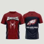 Unisex Philadelphia Eagles x Spider-Man Brand New Day 2026 Graphic Shirt for Football Fans
