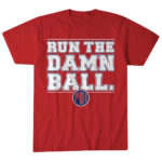 Unisex Philadelphia Phillies Baseball Run The Damn Ball Graphic Shirt for Baseball Fans