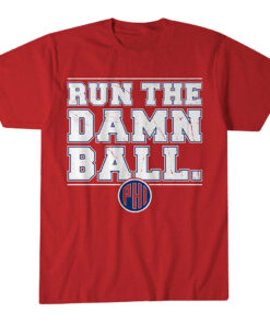 Unisex Philadelphia Phillies Baseball Run The Damn Ball Graphic Shirt for Baseball Fans