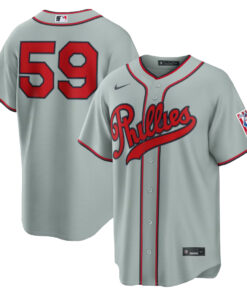 Unisex Philadelphia Phillies Jhoan Duran Gray 2026 Field of Dreams Stadium Baseball Jersey for Baseball Fans