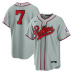 Unisex Philadelphia Phillies Trea Turner Gray 2026 Field of Dreams Stadium Baseball Jersey for Baseball Fans