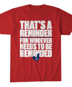 Unisex Philadelphia Phillies Zack Wheeler A Reminder For Whoever Needs To Be Reminded Graphic Shirt for Baseball Fans