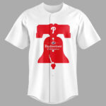 Unisex Philadelphia Phillies x Budweiser 150th Anniversary 2026 Graphic Baseball Jersey for Baseball and Beer Fans