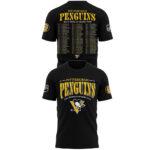 Unisex Pittsburgh Penguins 2026-27 Regular Season Schedule Graphic Shirt for Hockey Fans
