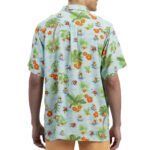 Unisex Pokémon Tropical Summer Surf Blossoms Hawaiian Shirt for Anime Fans