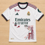 Unisex Real Madrid 2026-27 Home Stadium Sakura Soccer Jersey for Soccer Fans