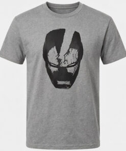 Unisex Robert Downey Jr Tony Stark Iron Man Helmet Graphic Shirt for Movie Fans