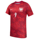 Unisex Robert Lewandowski Poland National Team 2026 Away Stadium Soccer Jersey for Soccer Fans
