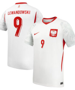 Unisex Robert Lewandowski Poland National Team 2026 Home Stadium Soccer Jersey for Soccer Fans