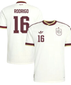 Unisex Rodri Spain National Team 2026 Away Stadium Soccer Jersey for Soccer Fans