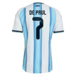 Unisex Rodrigo De Paul Argentina National Team 2026 Home Stadium Soccer Jersey for Soccer Fans