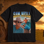 Unisex Sam Neill Vintage Style Actor Tribute Graphic Shirt for Movie Fans