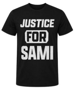 Unisex Sami Zayn Justice For Sami Graphic Shirt for Wrestling Fans