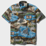 Unisex San Diego Padres Godzilla Brown 2026 Hawaiian Shirt for Baseball and Movie Monster Fans