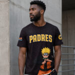 Unisex San Diego Padres x Naruto Night 2026 Graphic Shirt for Baseball and Animation Fans