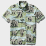 Unisex San Diego Zoo Elephant Valley Mineral Hawaiian Shirt for Wildlife and Nature Fans