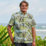 Unisex San Diego Zoo Elephant Valley Mineral Hawaiian Shirt for Wildlife and Nature Fans