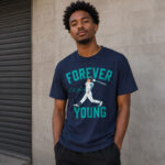 Unisex Seattle Mariners Cole Young Forever Young Graphic Shirt for Baseball Fans