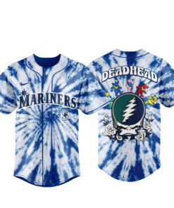 Unisex Seattle Mariners x Grateful Dead Night 2026 Baseball Jersey for Baseball Fans